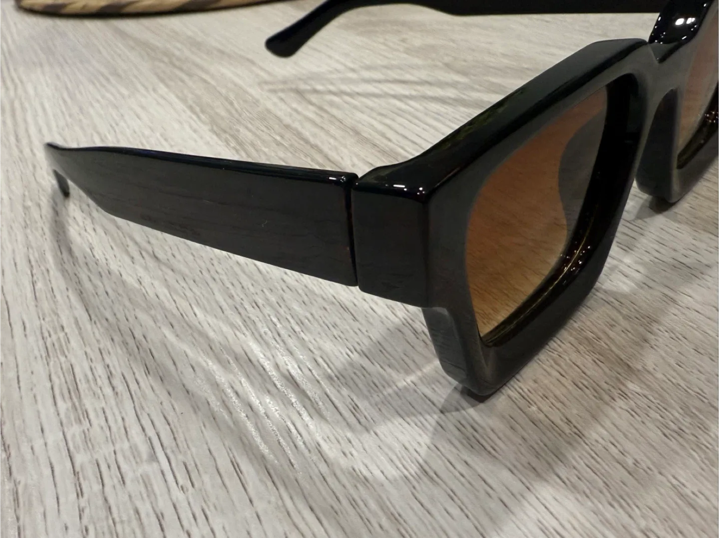 Black Frame Sunglasses with Brown Tint image indicator(6)