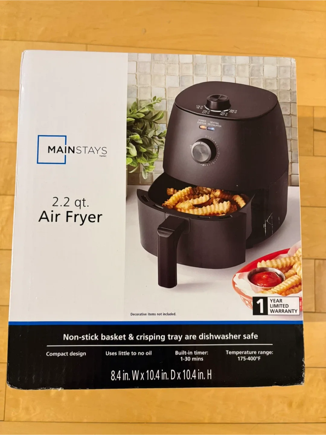 Mainstays 2.2 qt Air Fryer