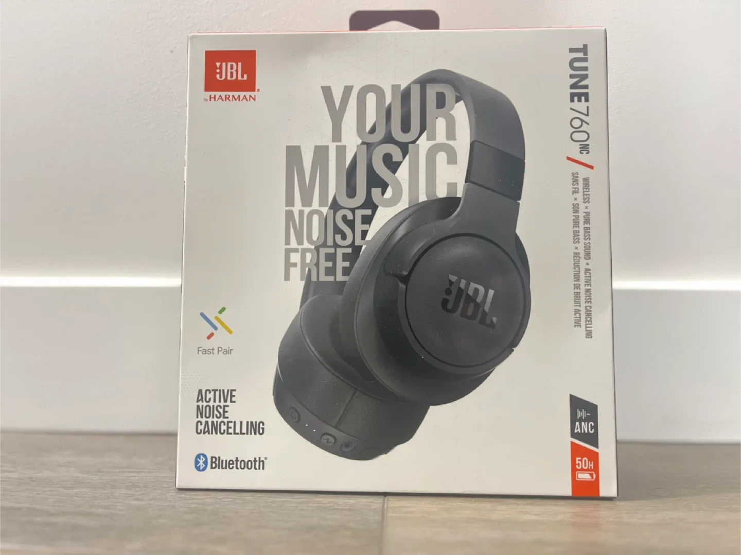 JBL Tune 760NC Wireless Noise Cancelling Headphones - New