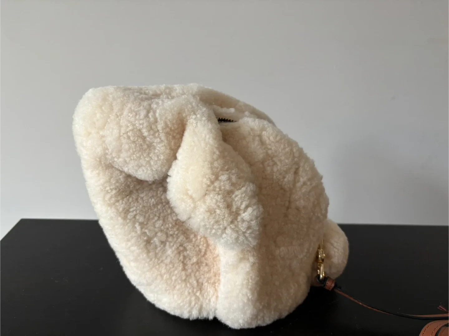 Furry Bunny Crossbody Bag