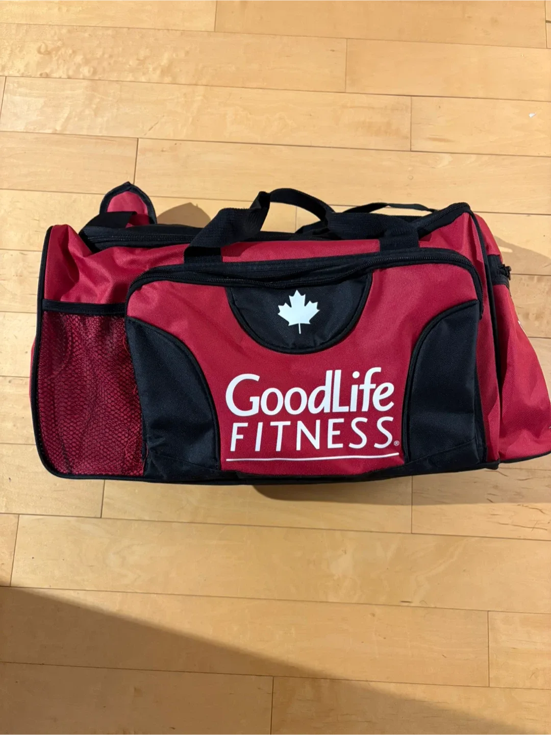 GoodLife Fitness Gym Bag - Red & Black