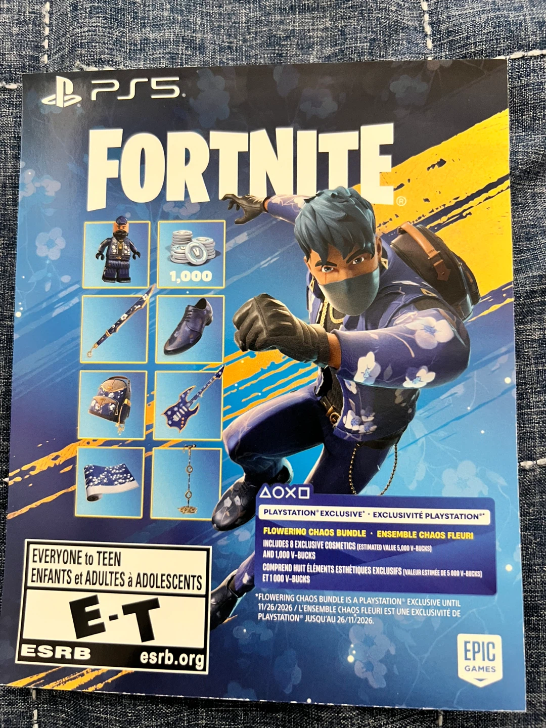 Fortnite Flowering Chaos Bundle PS5