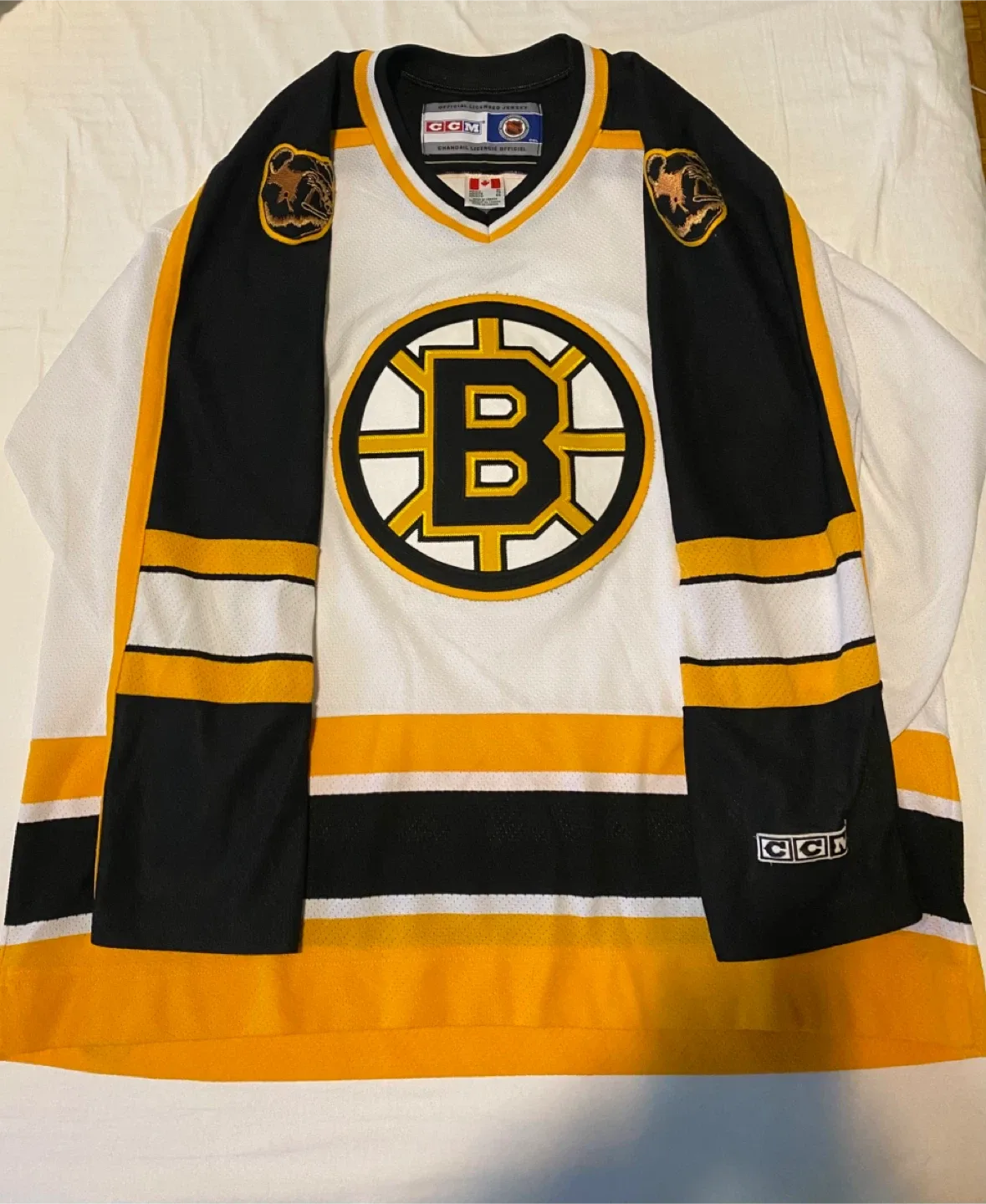 CCM Boston Bruins NHL Jersey - Size XL