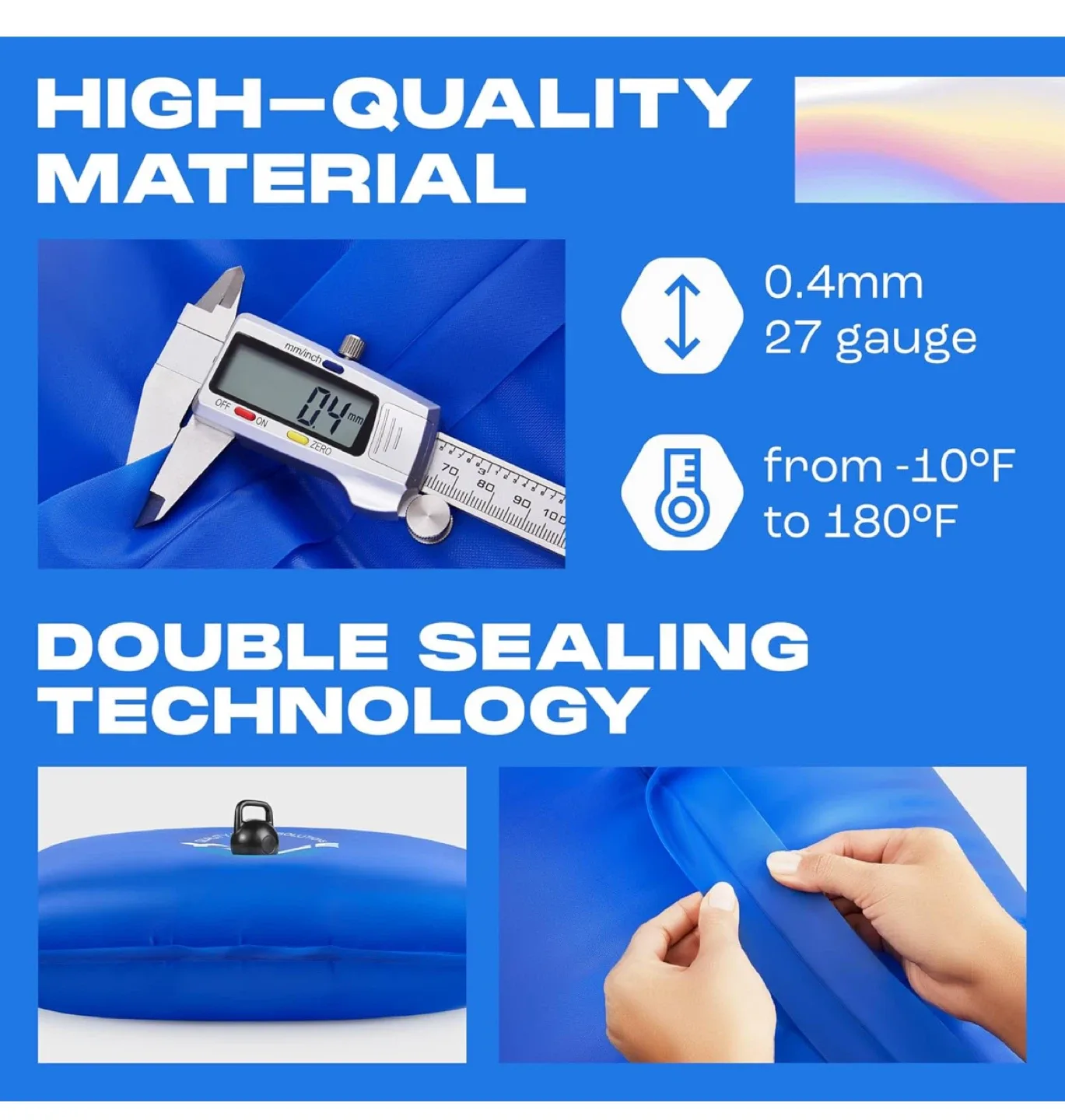 Yankee Sapphire Series 4' x 8' Pool Cover Pillow image indicator(3)