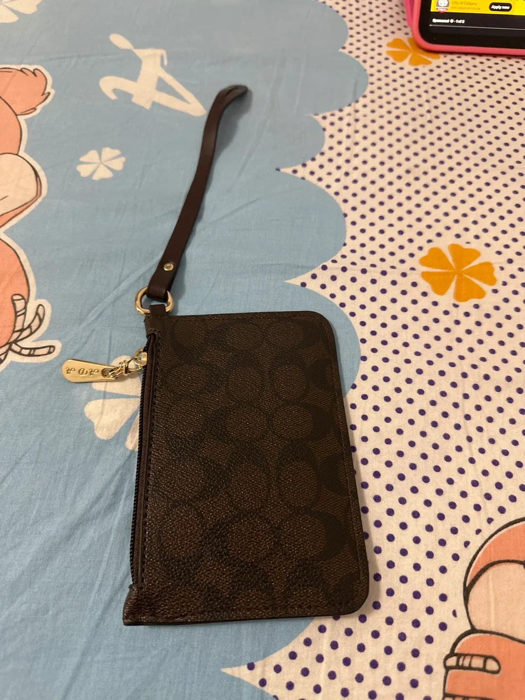 Brown Wristlet