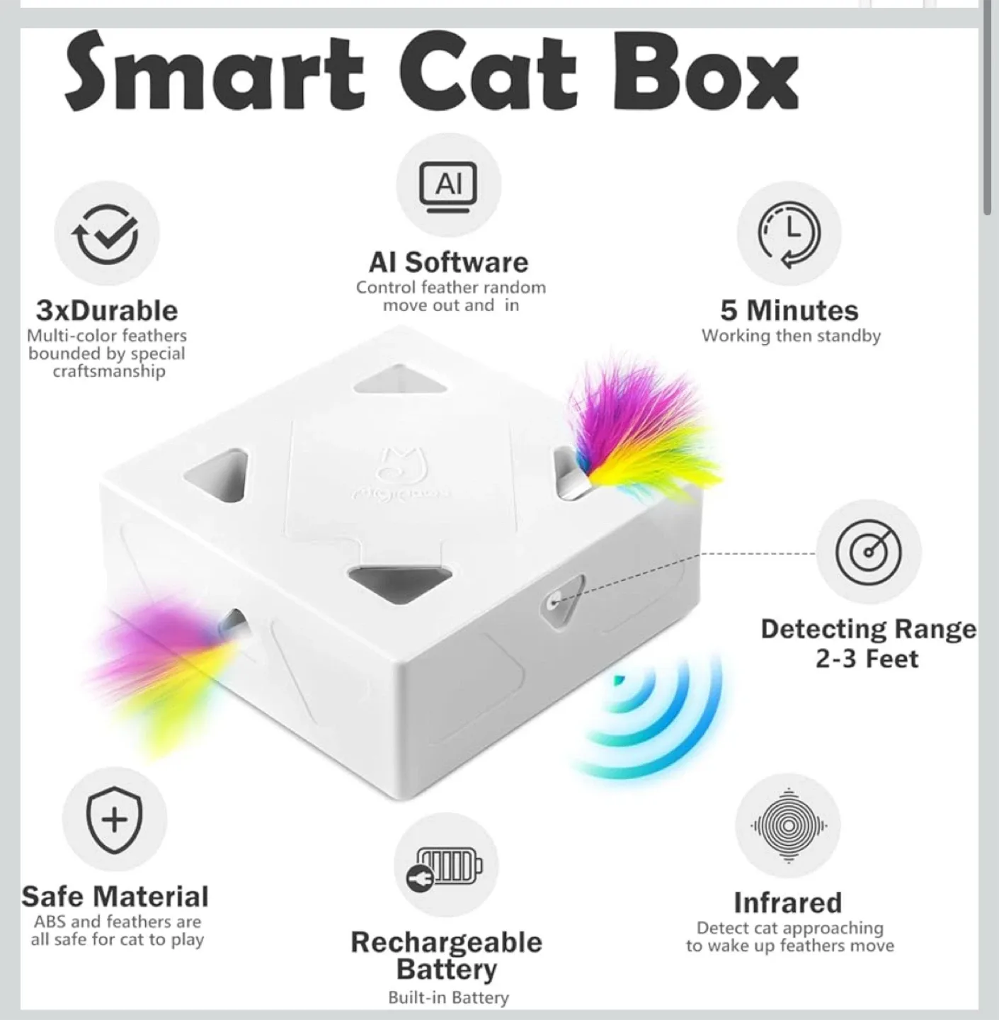 Smart Cat Box - Interactive Toy