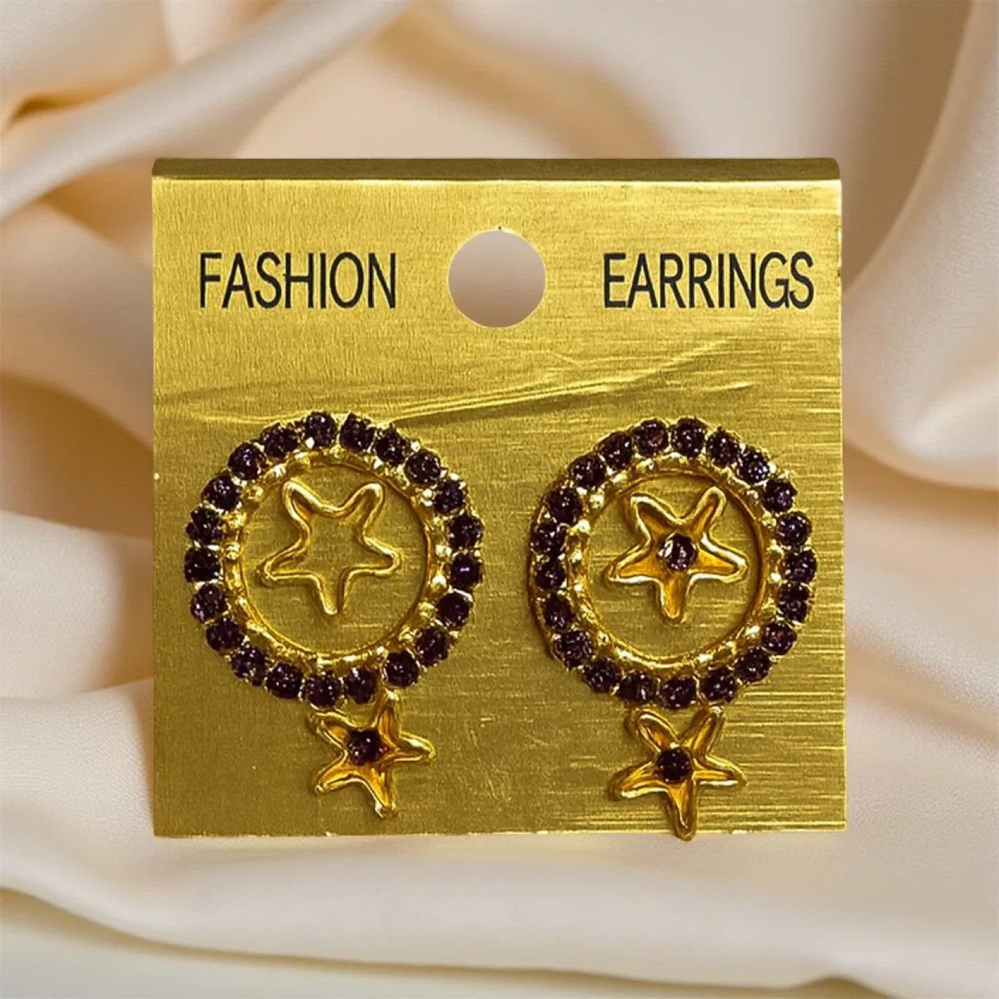 FREE – Gold Star Circle Earrings ⭐️✨