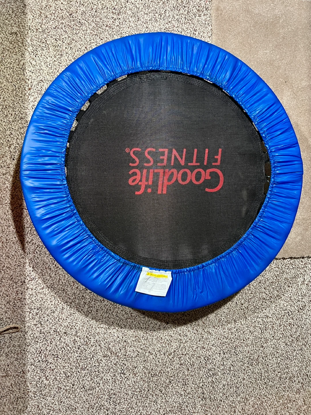 Trampoline for single person use - almost brand new