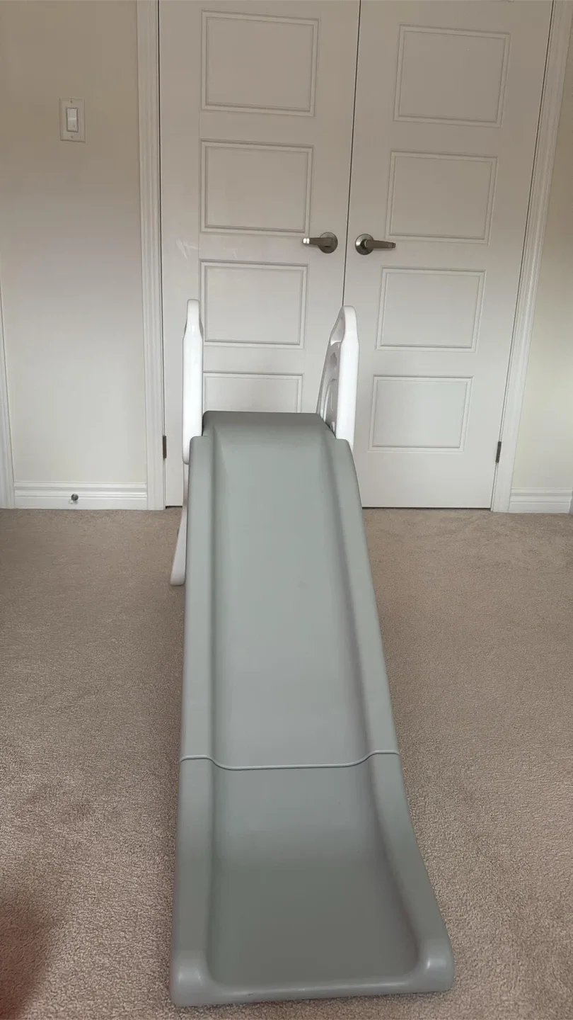 Kids Slide - Grey & White