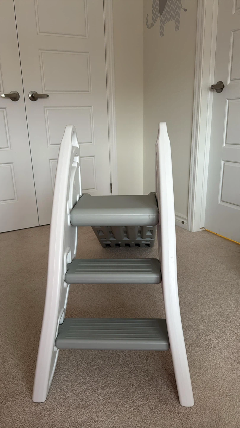 Kids Slide - Grey & White - photo 4
