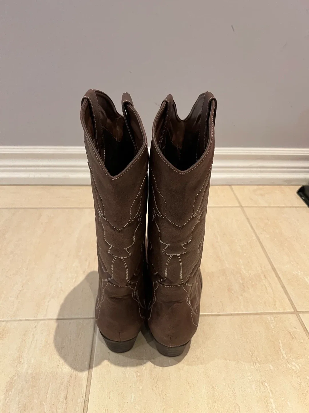 SheSole Brown Cowboy Boots image indicator(4)