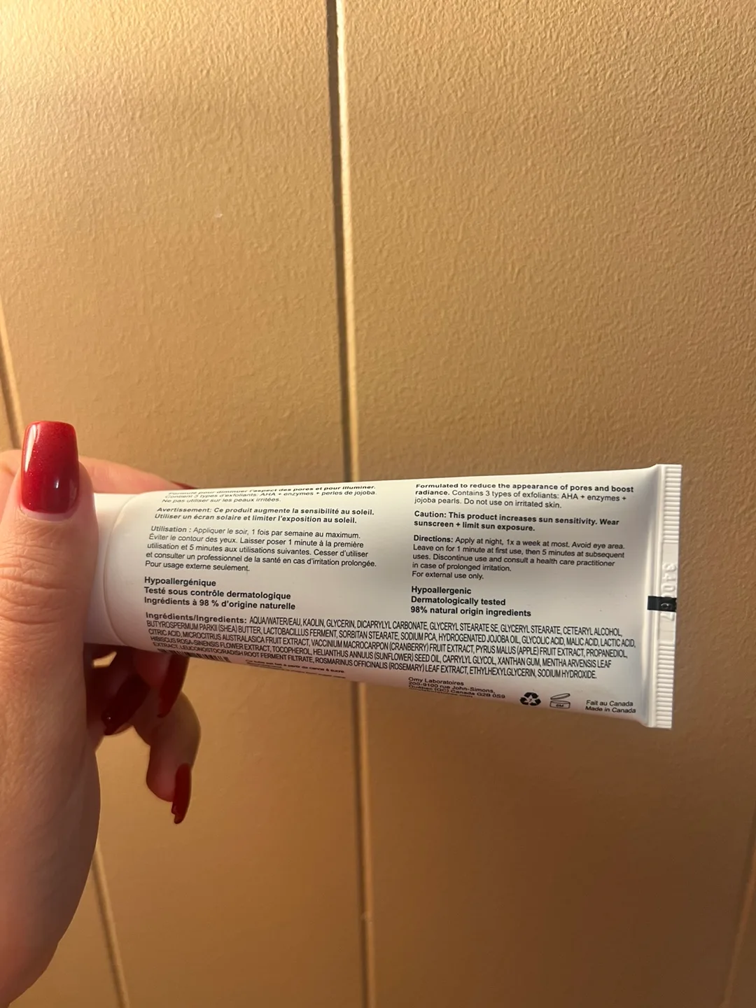 Omy Triple-Exfoliating Face Mask - 75 ml image indicator(5)