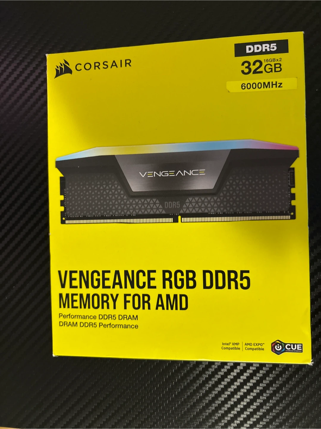 DDR5 VENGEANCE RGB MEMORY