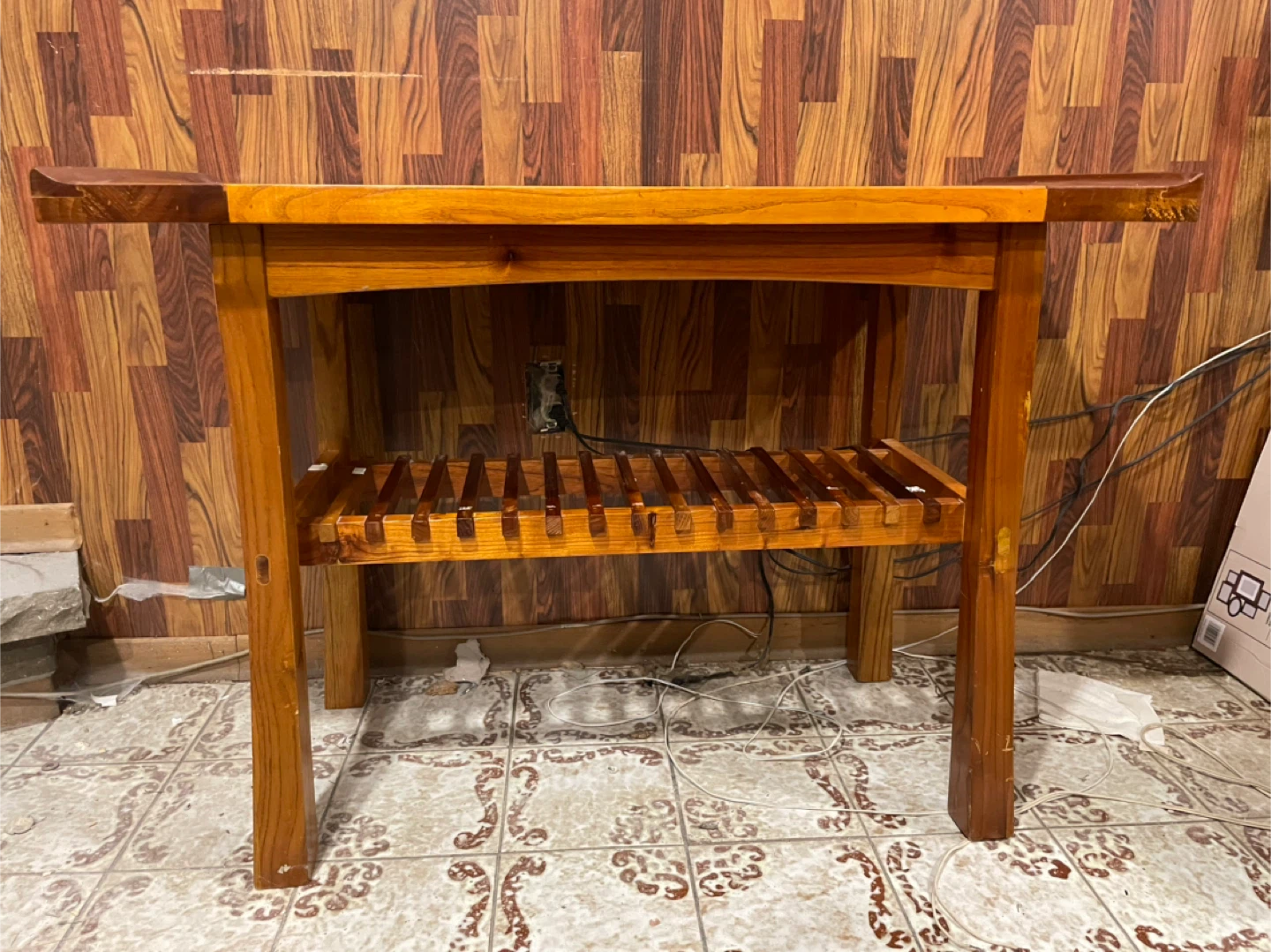 Wooden Side Table - photo 3