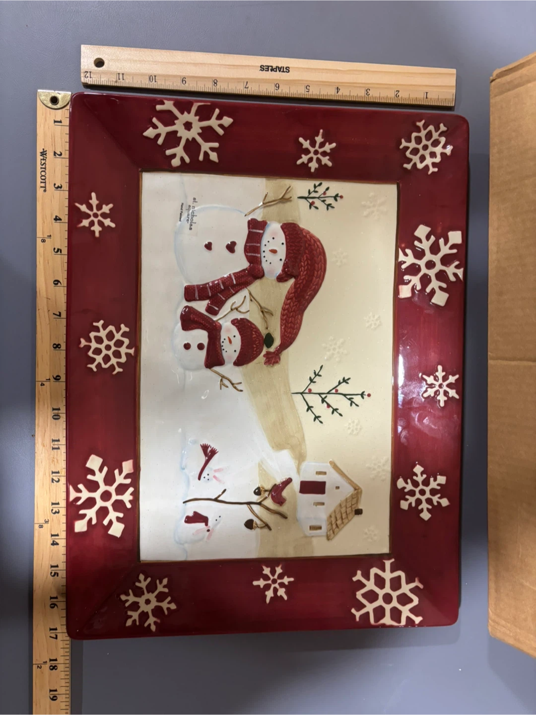 St. Nicholas Square Winter Wishes Plate - photo 4