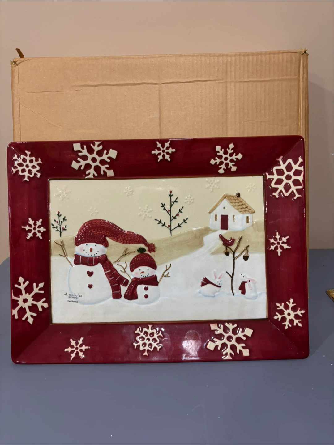 St. Nicholas Square Winter Wishes Plate - photo 2