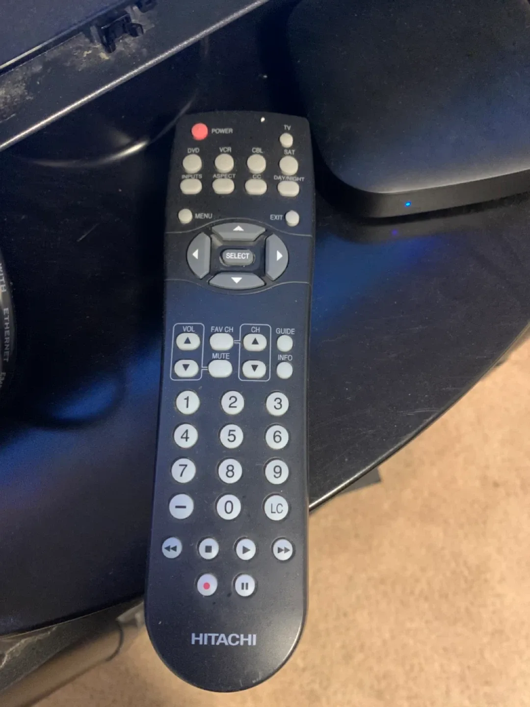 Hitachi 42” Plasma TV image indicator(6)