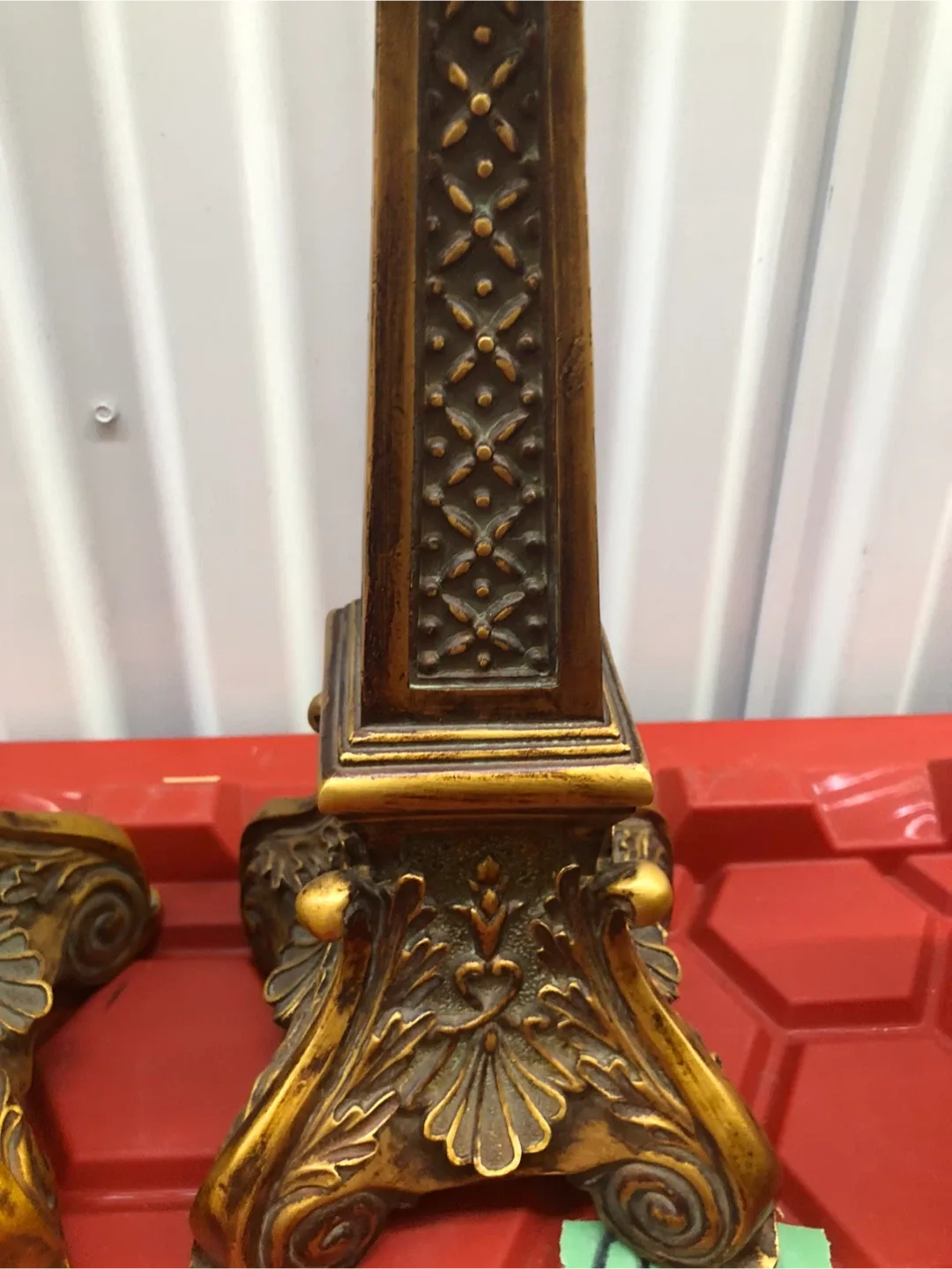 Pair of Gold Decorative Candle Holders image indicator(10)