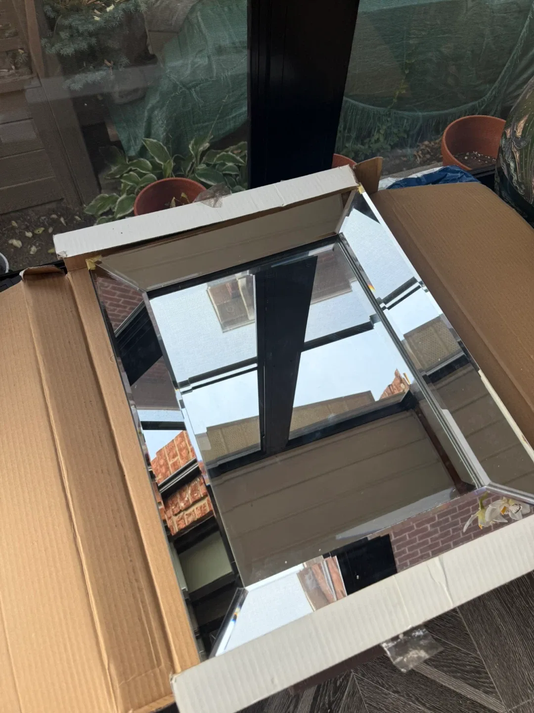 Framed Wall Mirror (New in box)