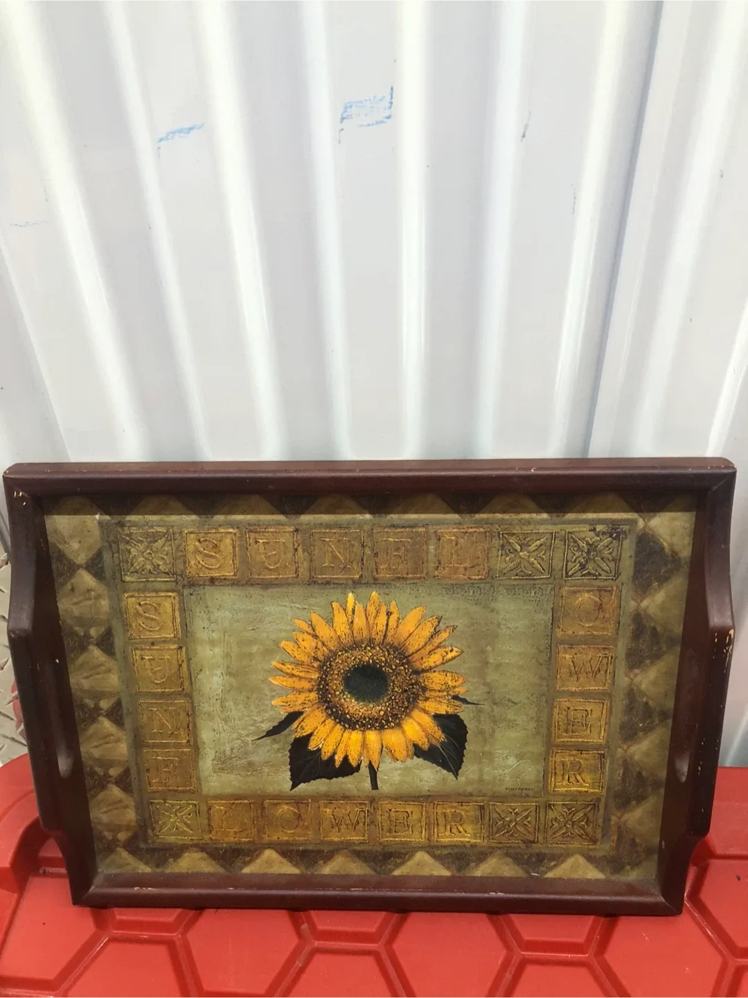 Sunflower Decorative Tray (antique) image indicator(5)