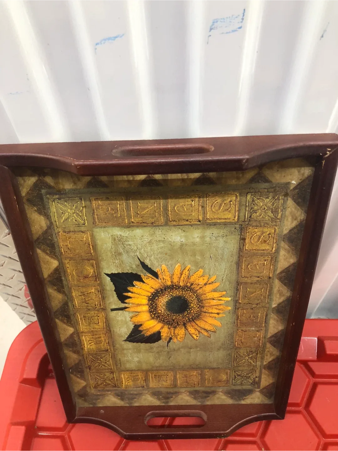 Sunflower Decorative Tray (antique) image indicator(3)