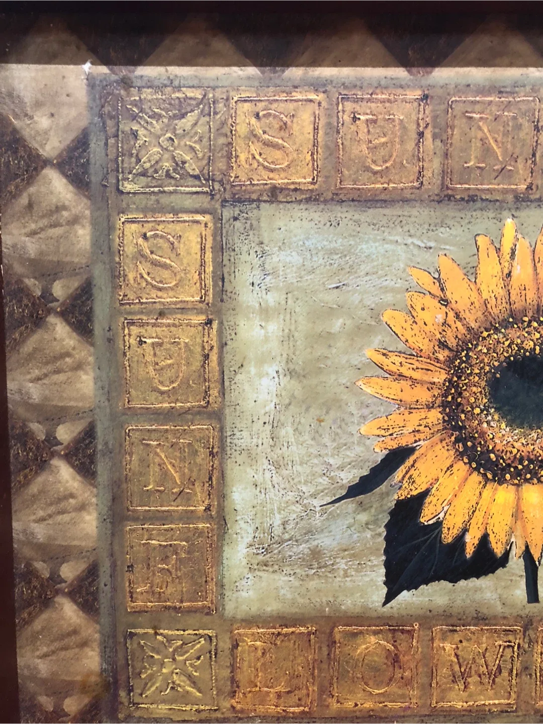 Sunflower Decorative Tray (antique) image indicator(2)