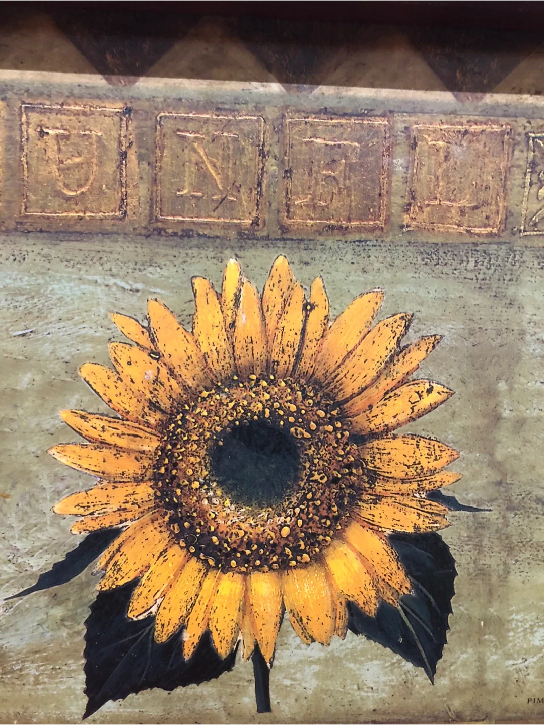 Sunflower Decorative Tray (antique) image indicator(7)
