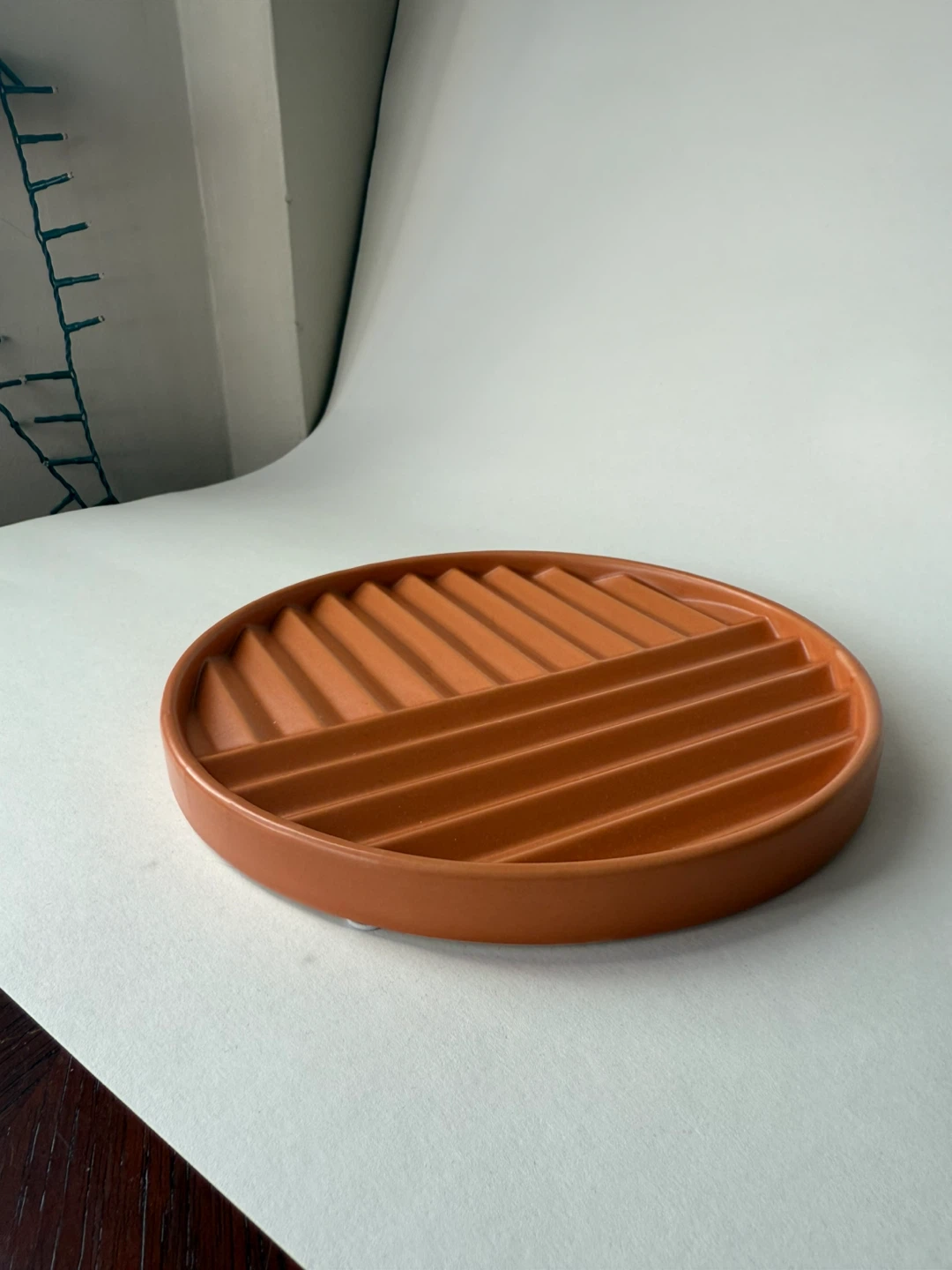 OUI terracotta-colour trivet - photo 3