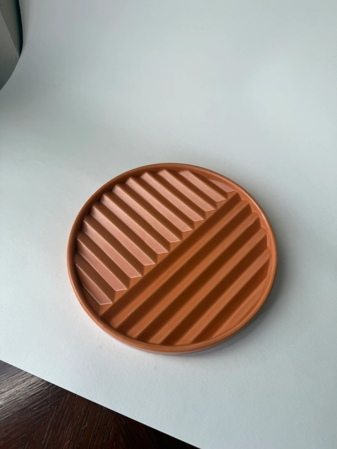OUI terracotta-colour trivet - photo 2