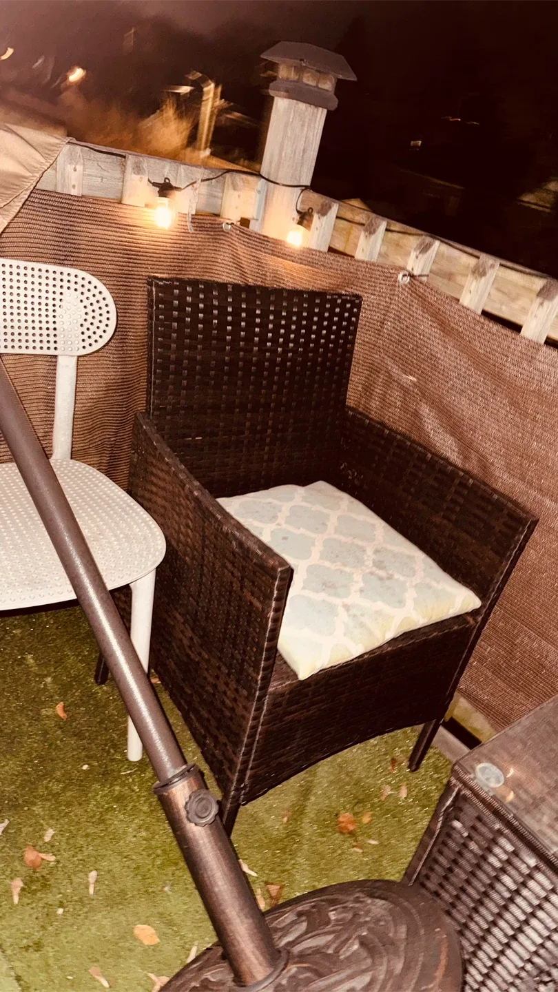 SONGMICS Patio Set - Outdoor Rattan Conversation Set image indicator(3)