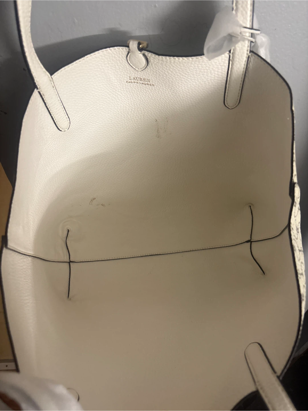 Ralph Lauren Reversible VNLA Chain Tote Bag OS - photo 3
