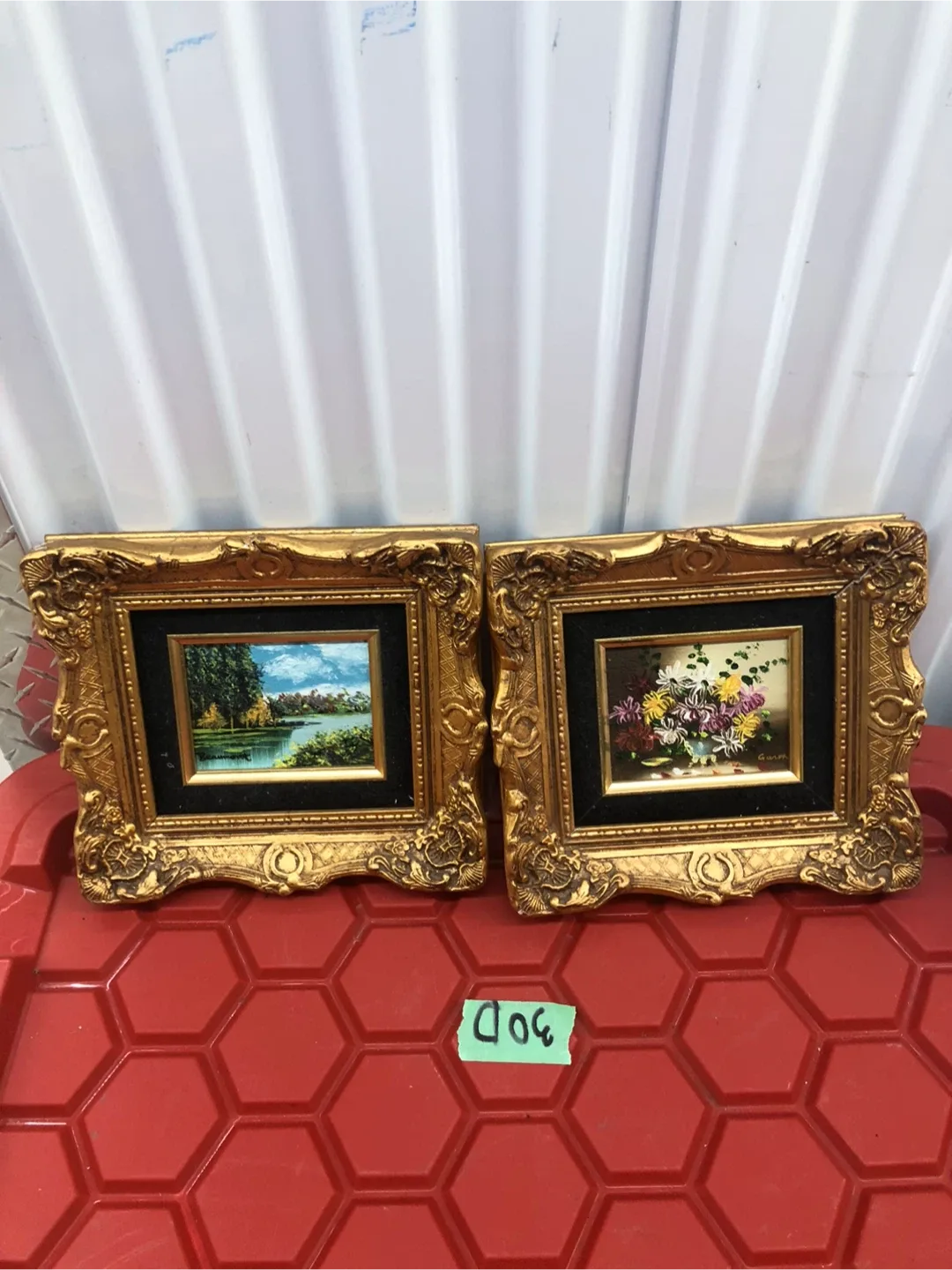 Set of 2 Framed Paintings (antique) image indicator(2)
