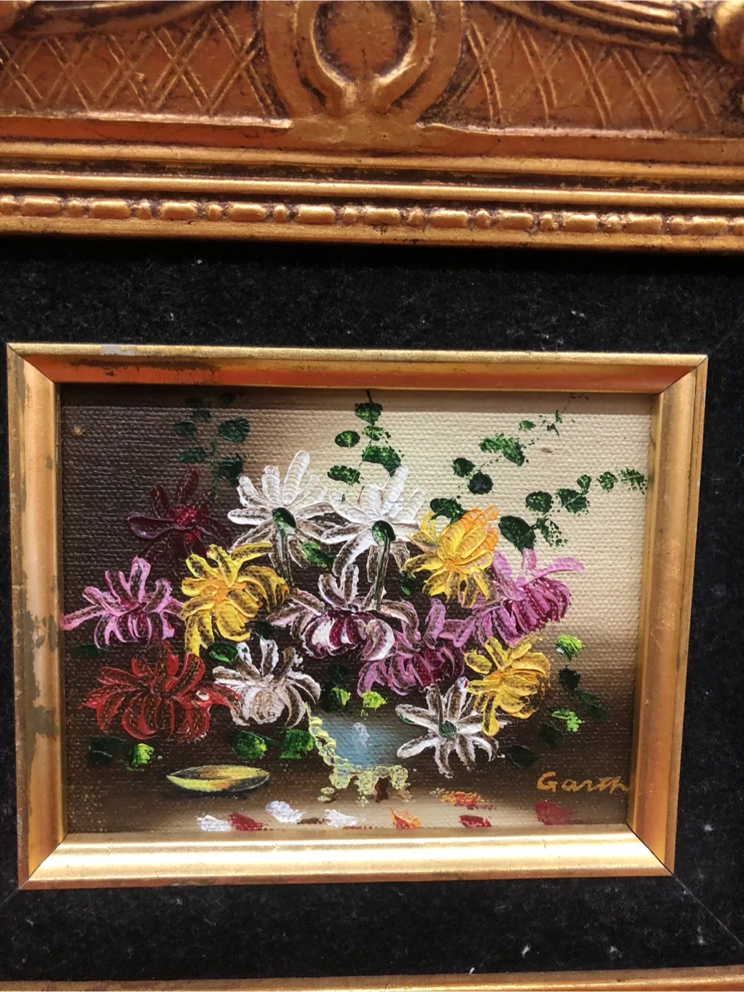 Set of 2 Framed Paintings (antique) image indicator(5)