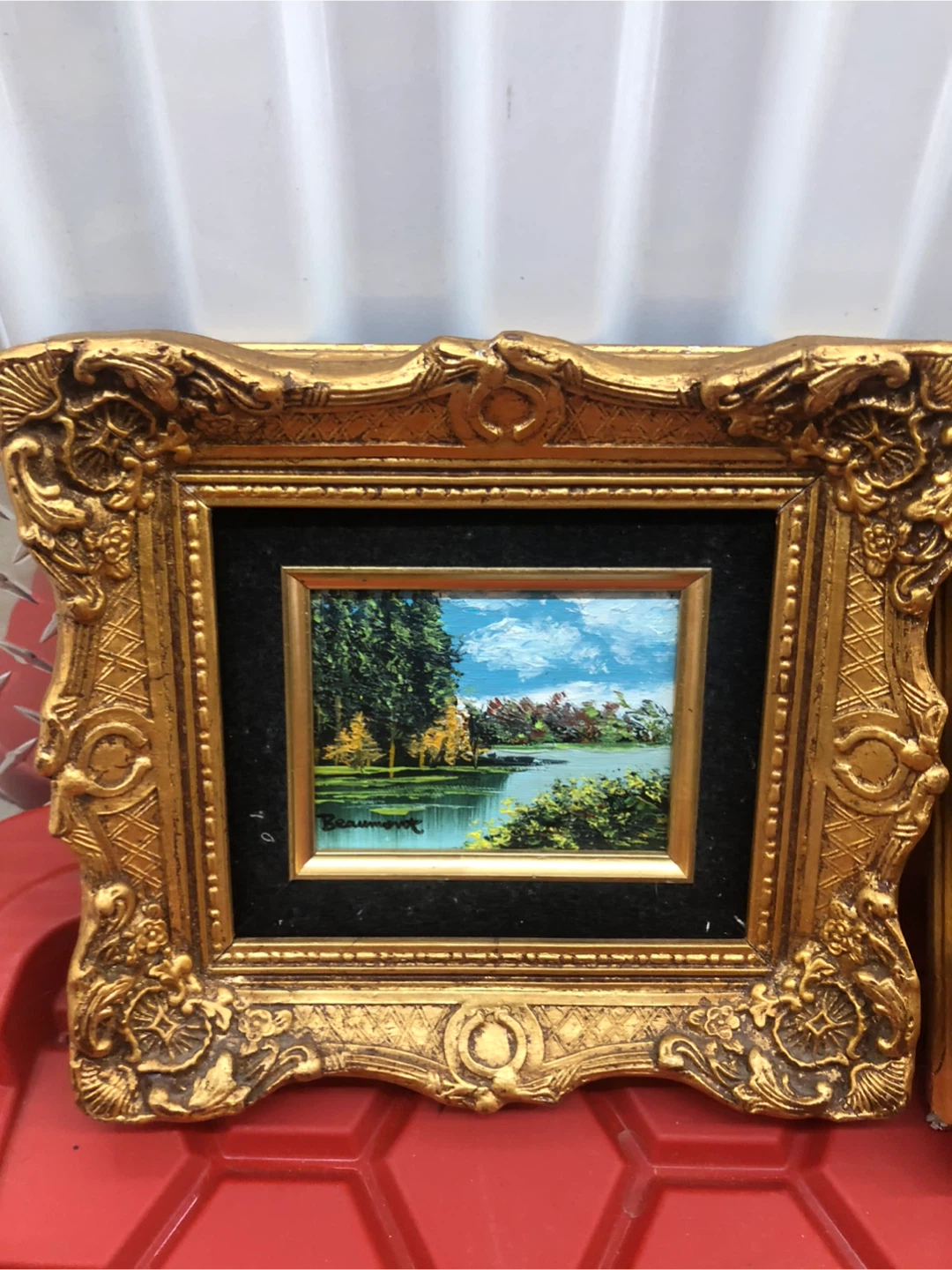 Set of 2 Framed Paintings (antique) - photo 3