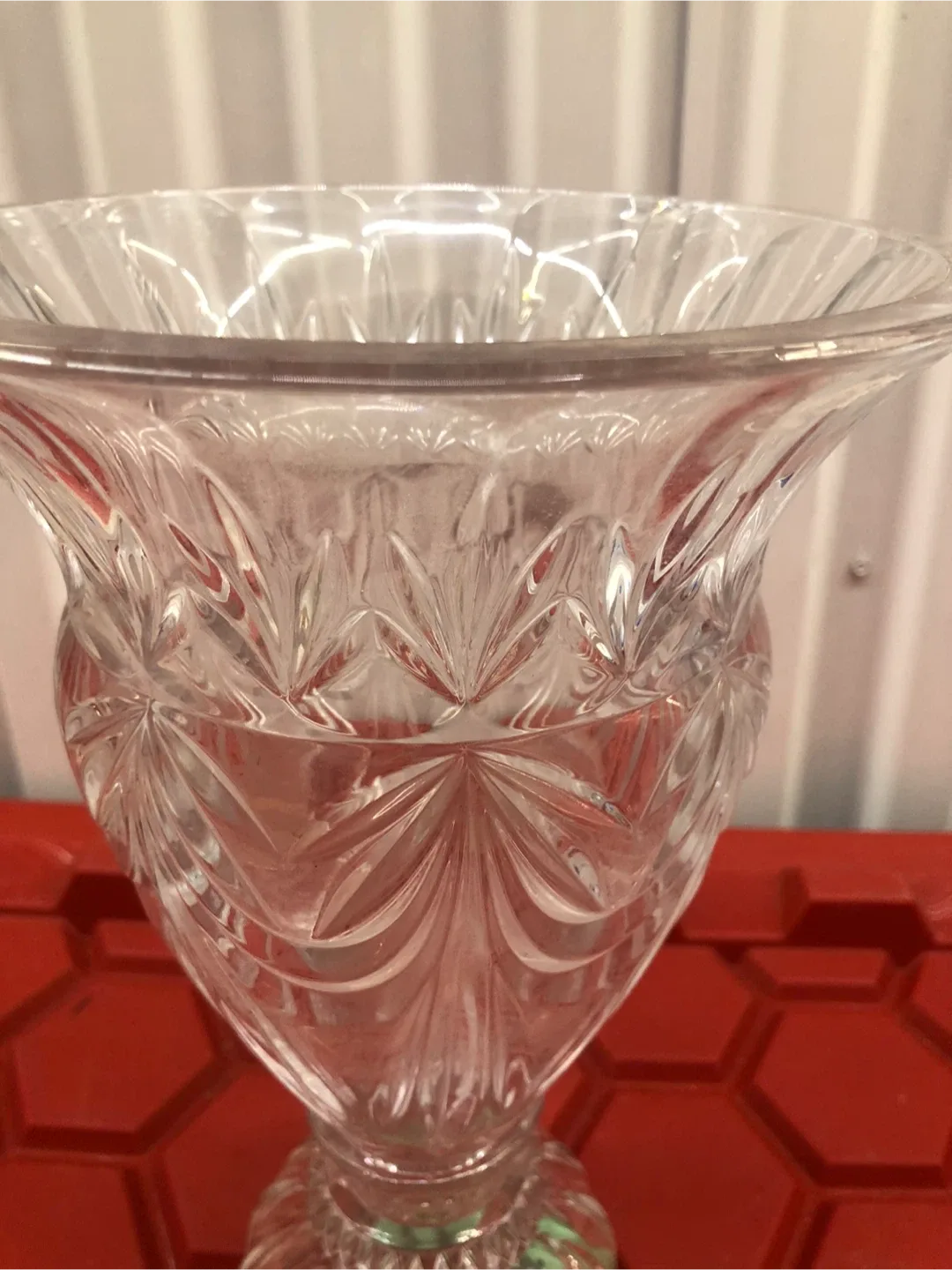 Clear glass Vase  as cristal image indicator(5)