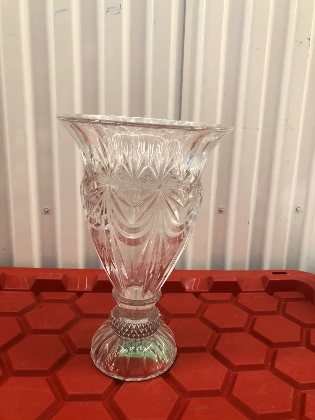 Clear glass Vase  as cristal image indicator(4)
