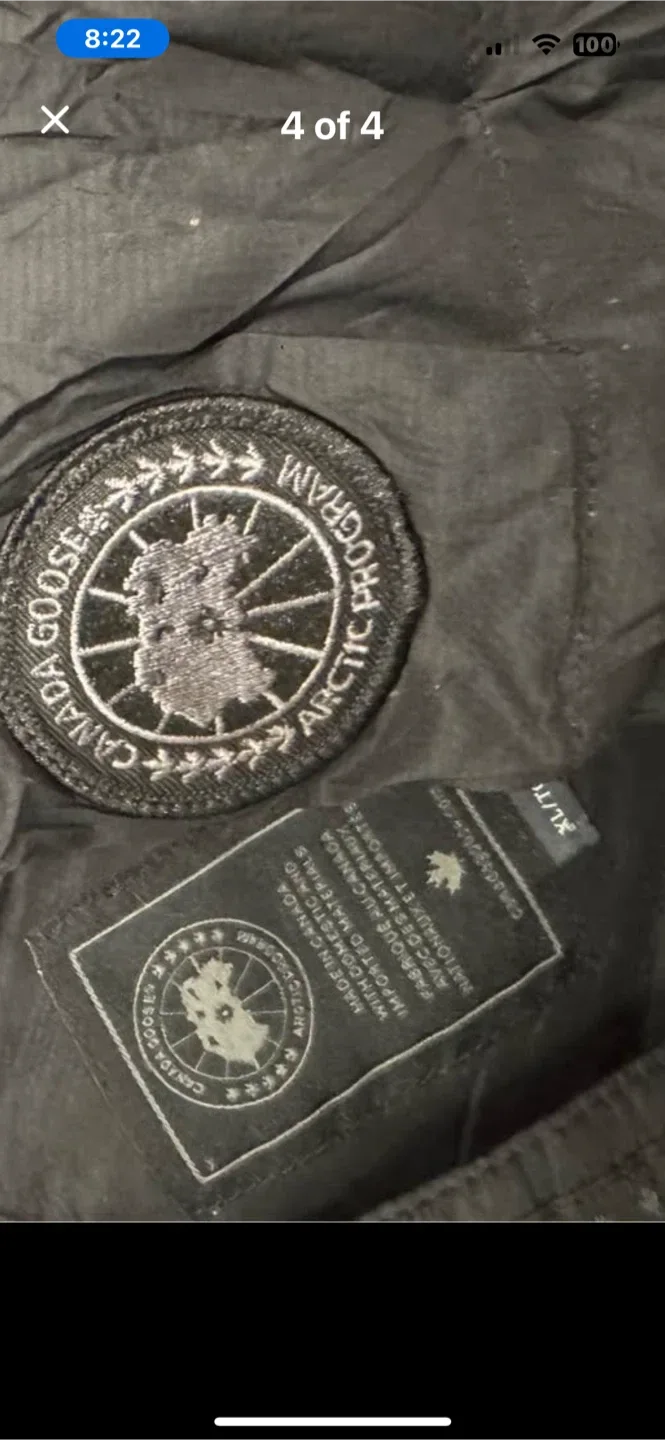 Canada Goose Black Puffer Jacket - XL/TG image indicator(3)