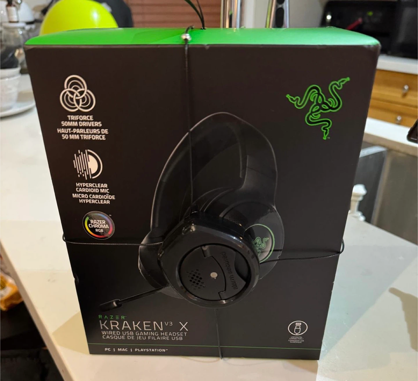 Razer Kraken V3 X Wired USB Gaming Headset - Brand New - photo 2