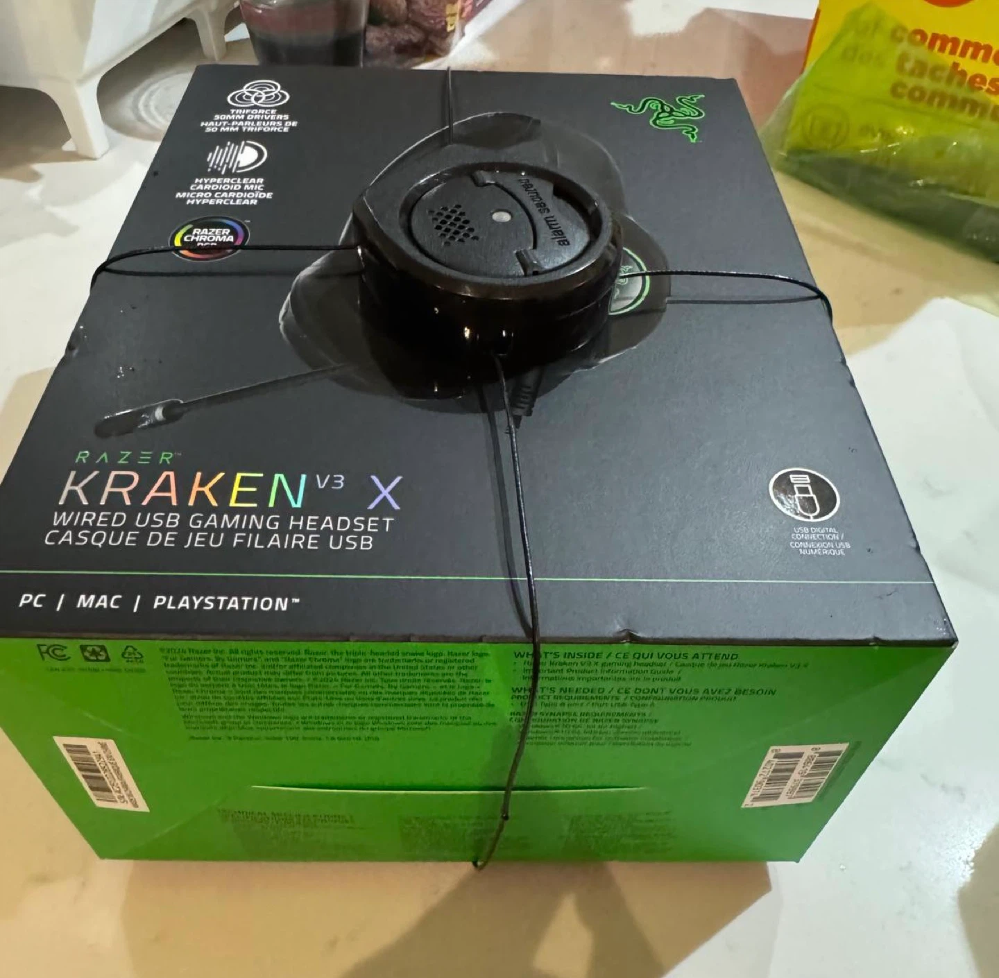 Razer Kraken V3 X Wired USB Gaming Headset - Brand New - photo 4