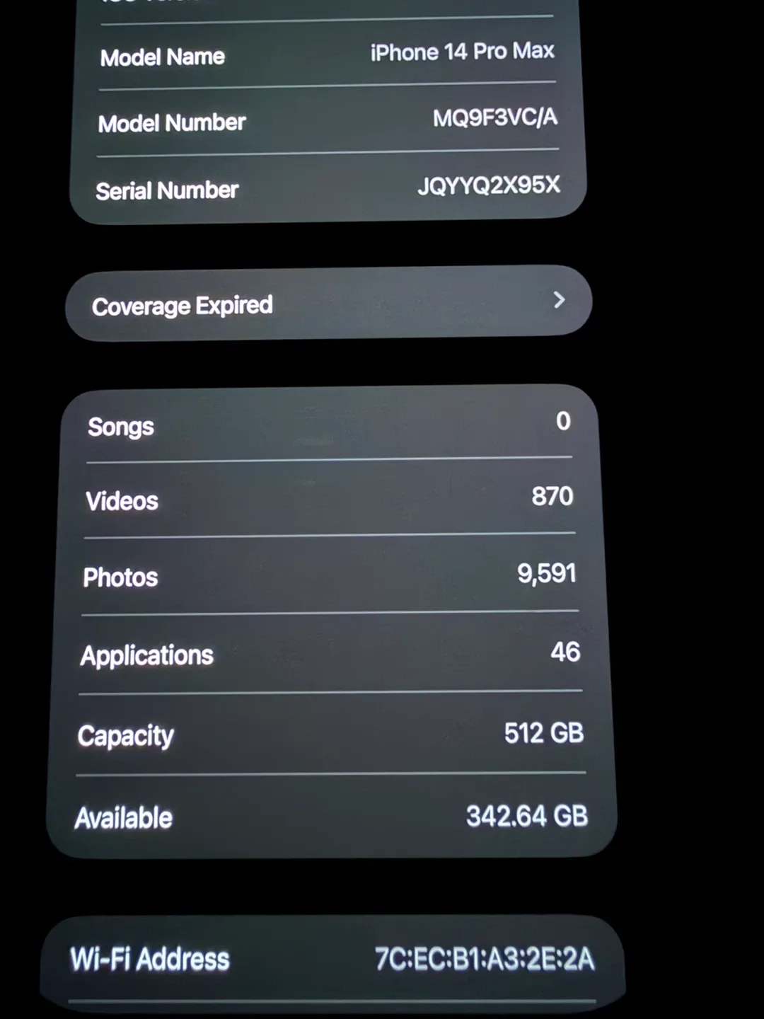 iPhone 14 ProMax 512GB image indicator(6)