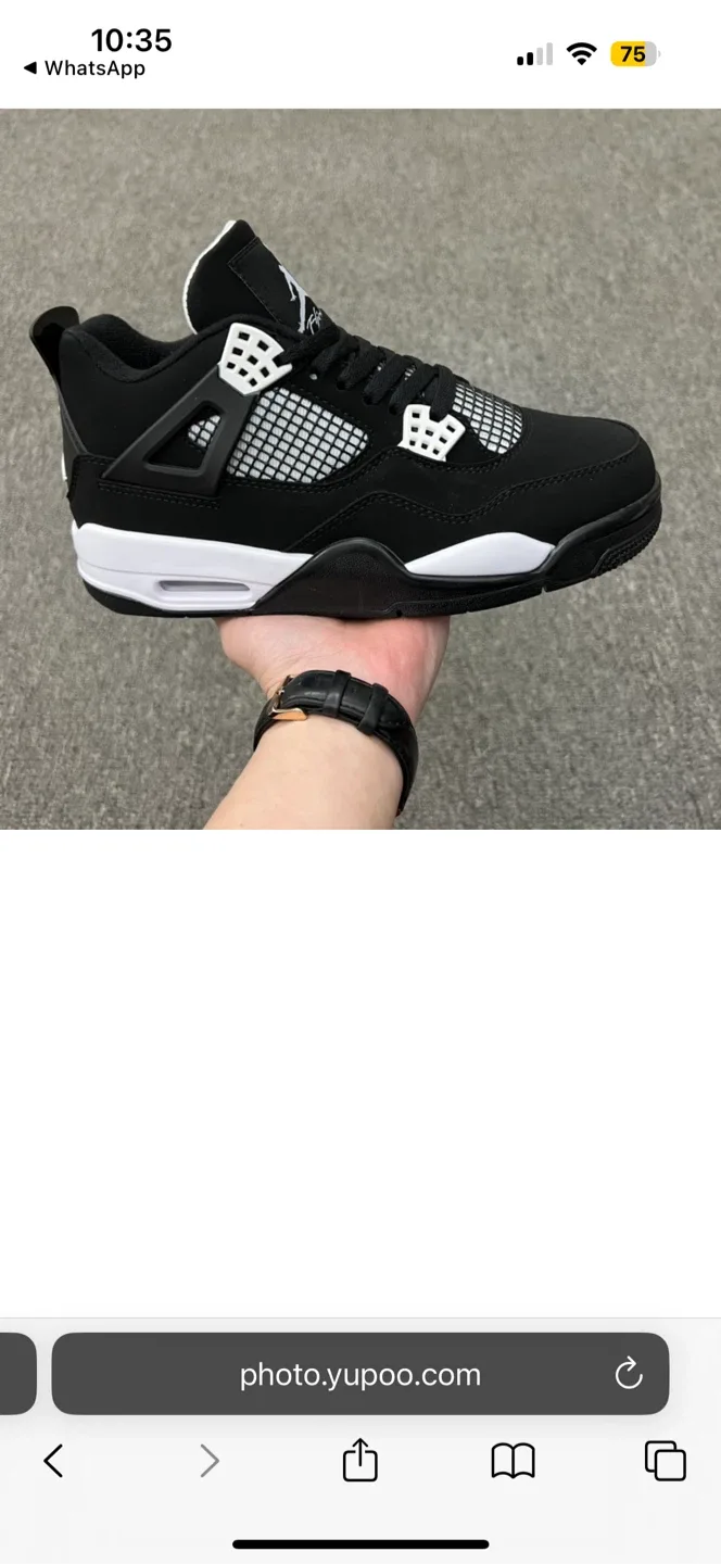 Air Jordan 4 Retro Black and White