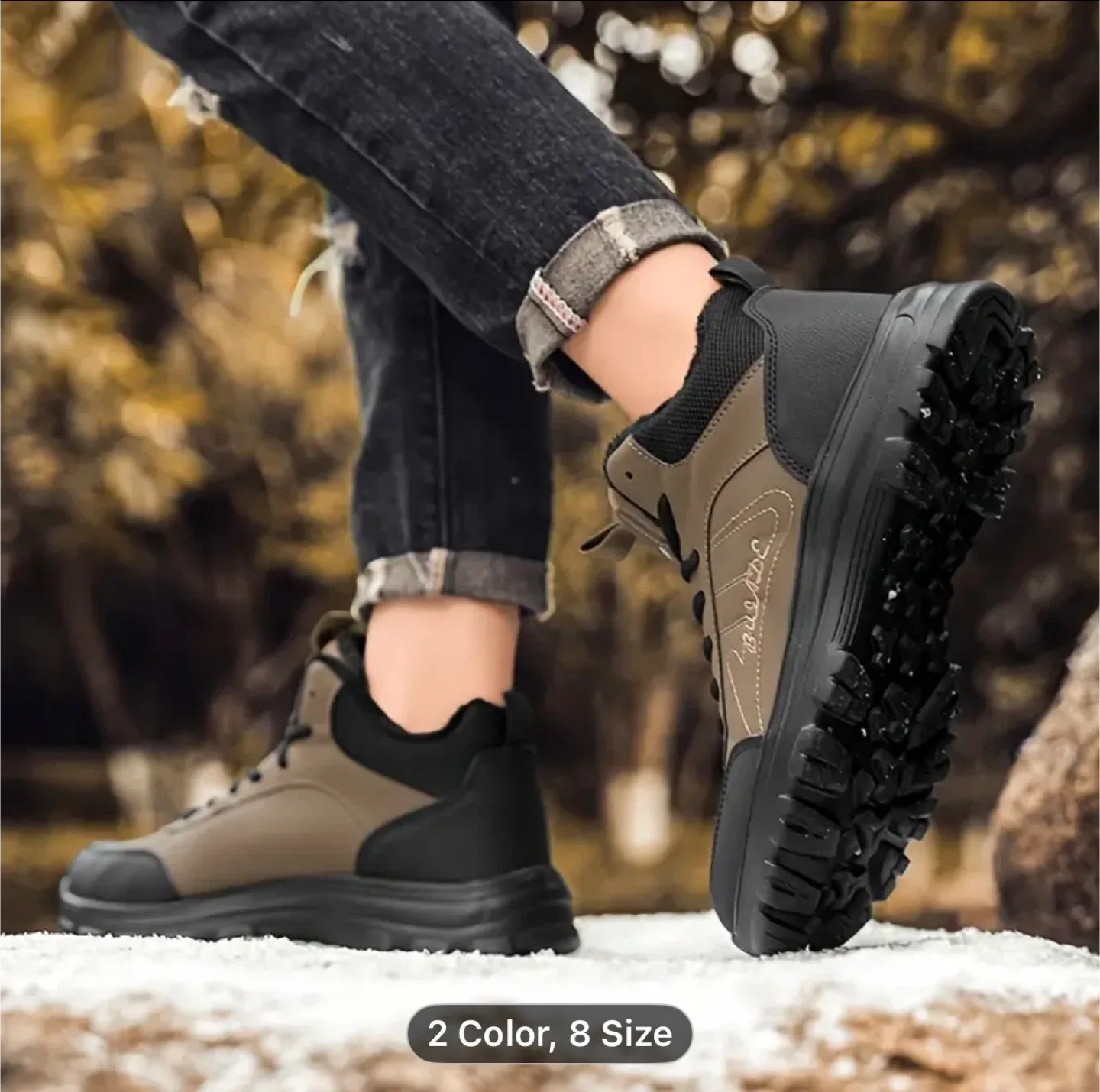 Men's Winter Thickened Padded Snow Boots, image indicator(3)