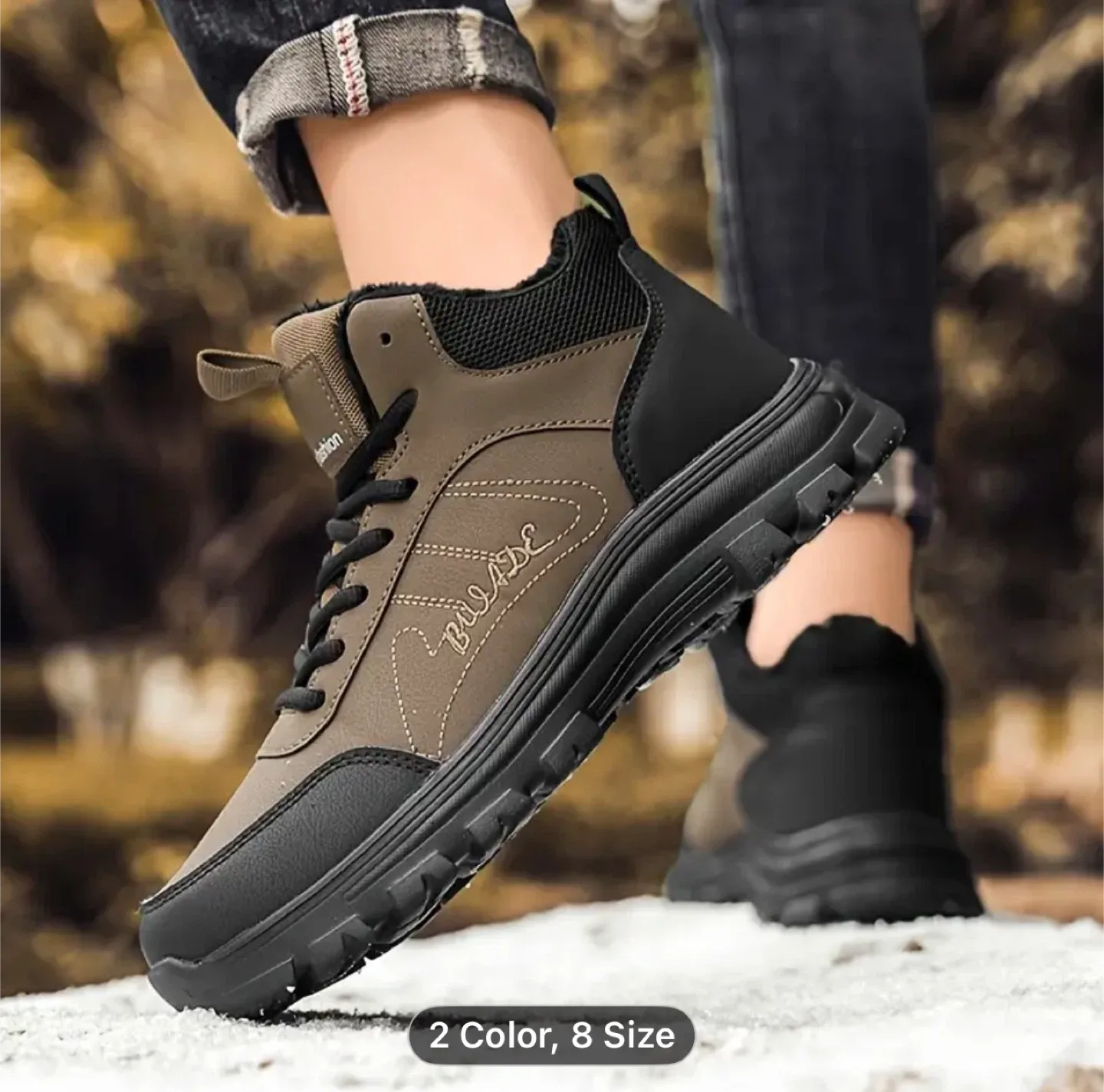 Men's Winter Thickened Padded Snow Boots, image indicator(5)