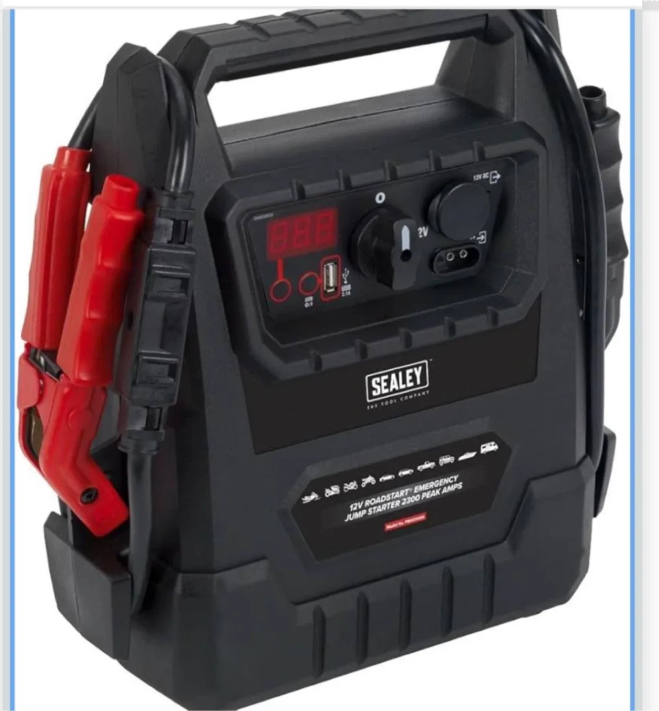 Sealey 12V Roadstart Emergency Jump Starter