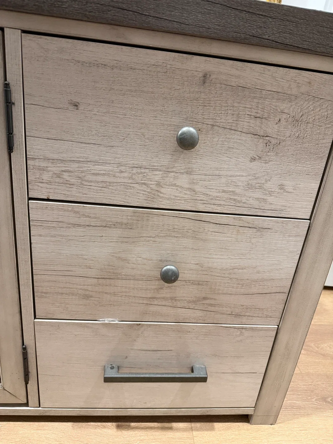 Wood Grain Dresser with Drawers image indicator(3)