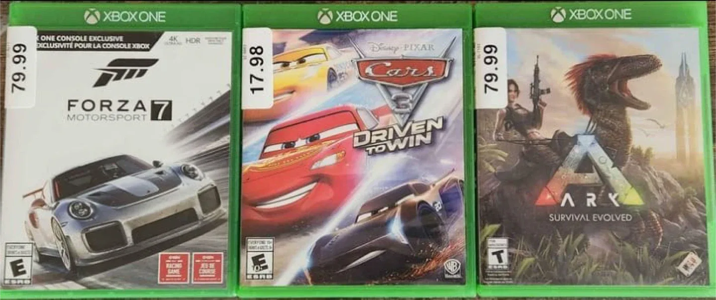 Xbox One X Console with 2 Controllers & 3 Games || Open to Trade image indicator(6)