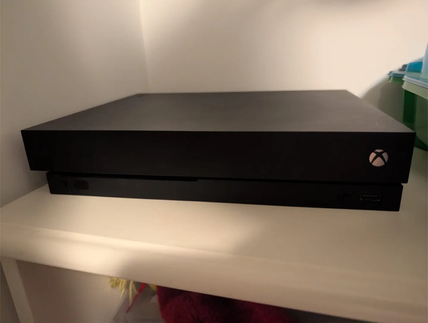 Xbox One X Console with 2 Controllers & 3 Games || Open to Trade image indicator(5)