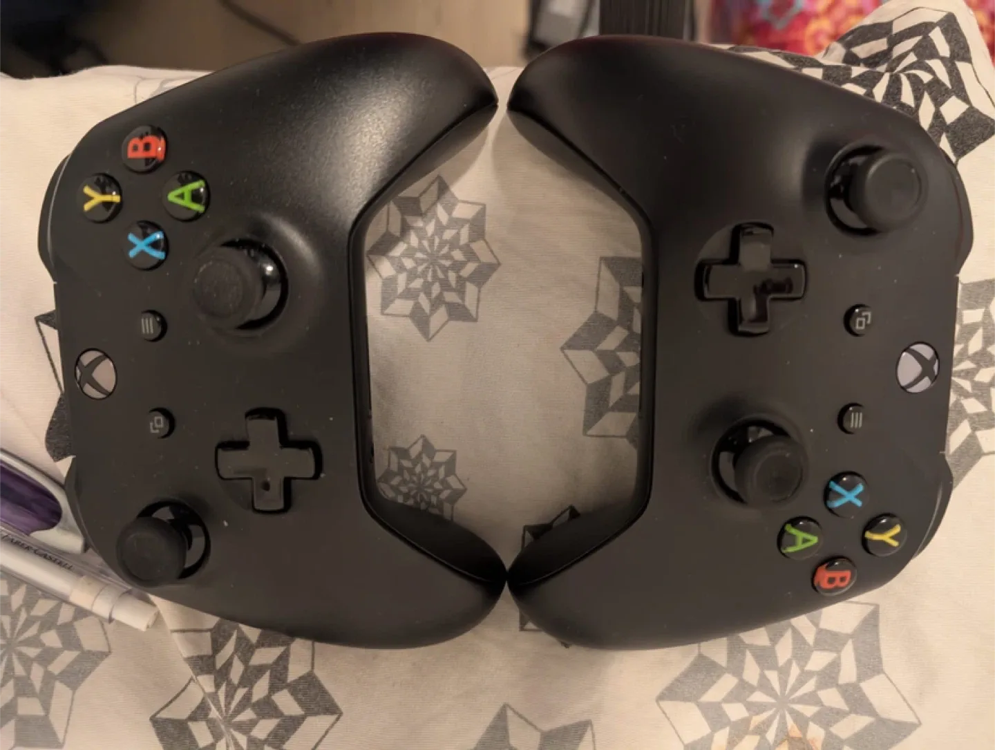 Xbox One X Console with 2 Controllers & 3 Games || Open to Trade image indicator(2)