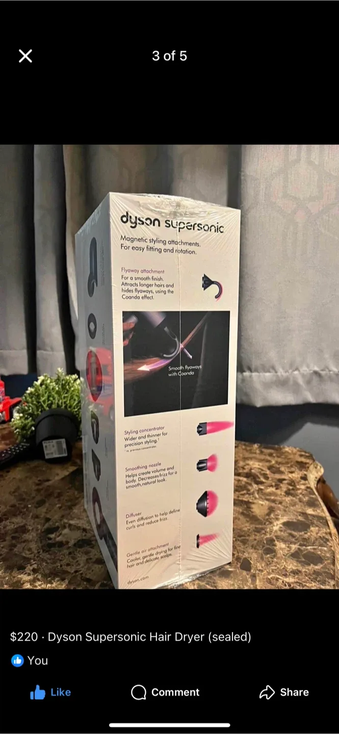 Dyson Supersonic Hairdryer (sealed) image indicator(3)