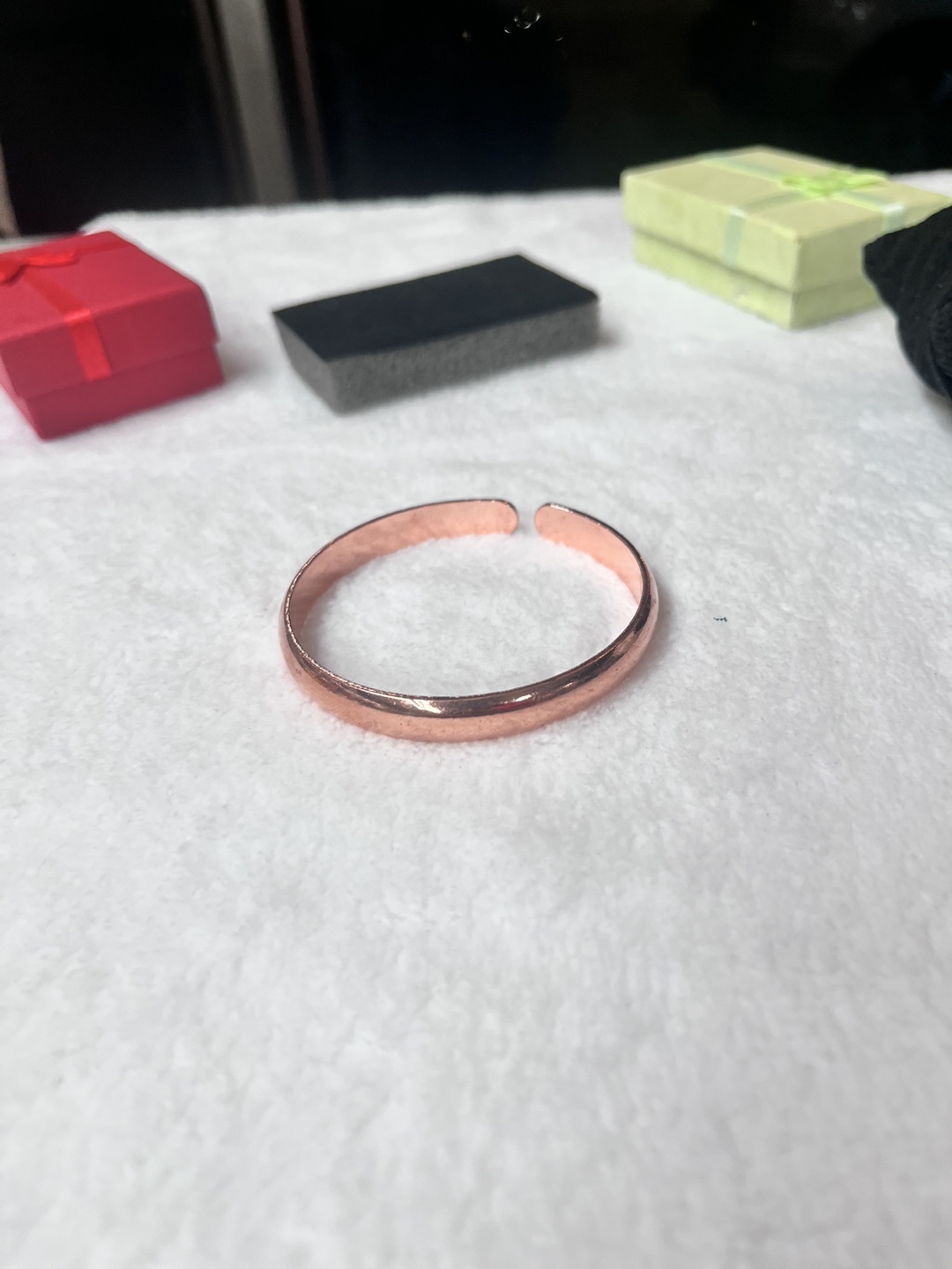 Copper Bangle Bracelet Cobre - photo 2